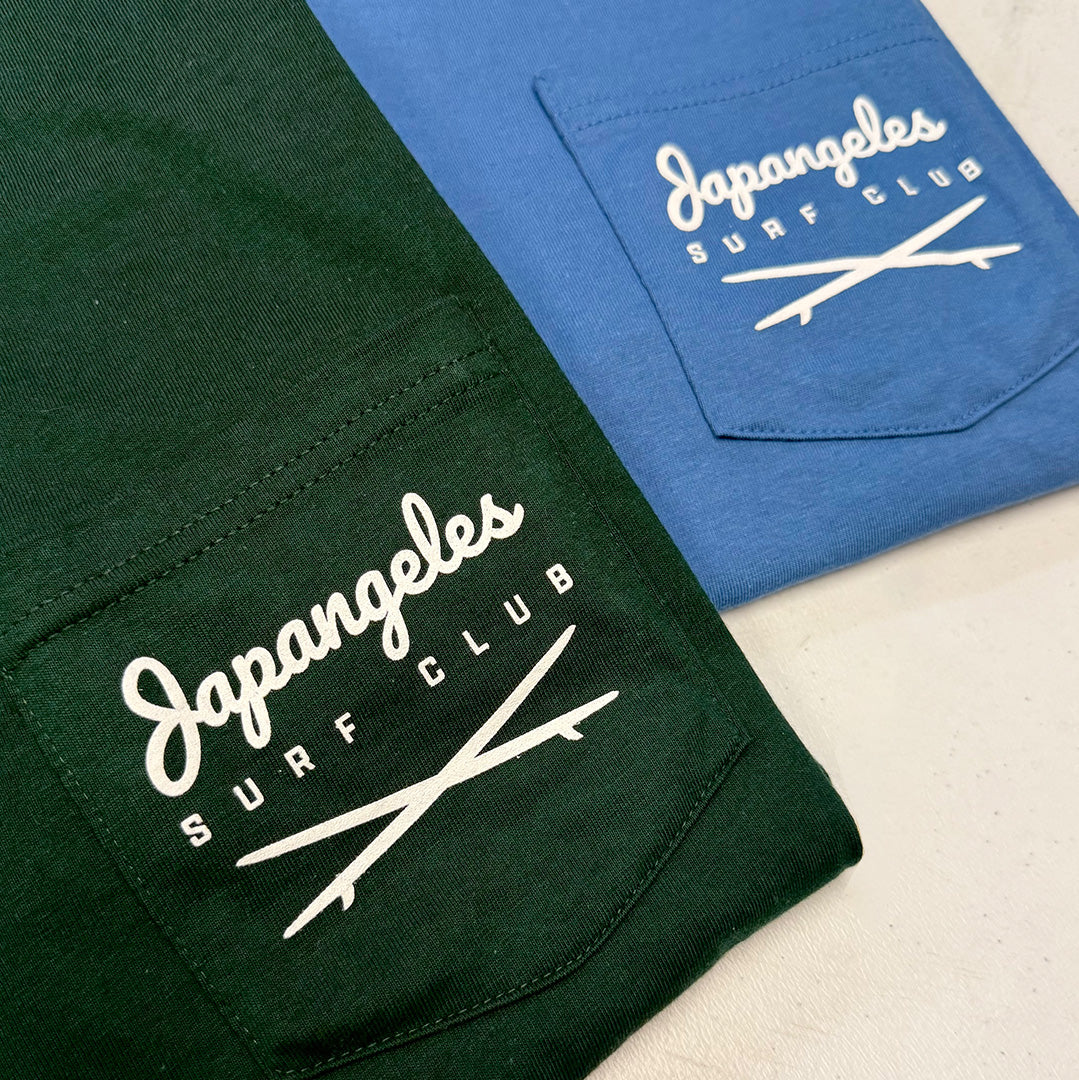 Surf Club Pocket Tee in Forest