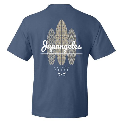 Surf Club Pocket Tee in Denim