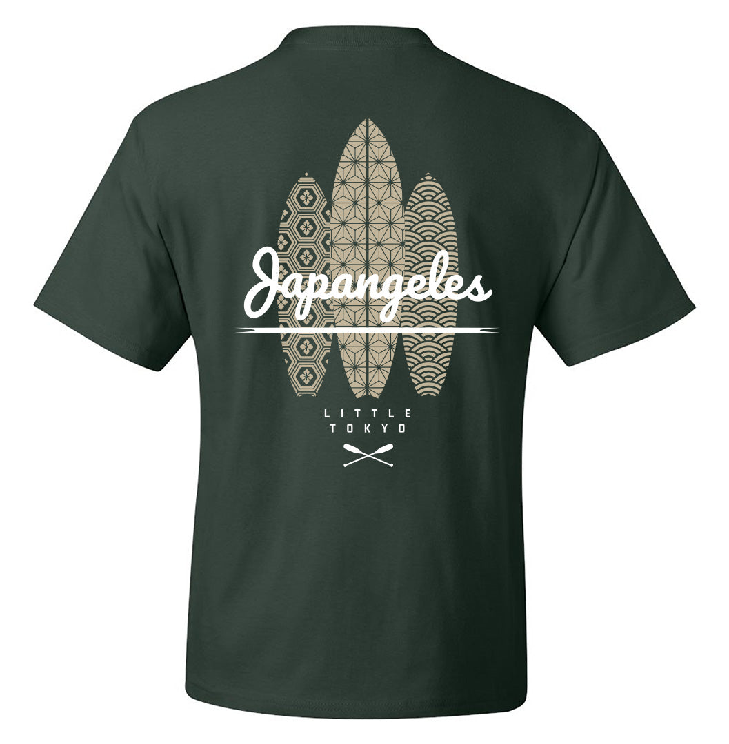 Surf Club Pocket Tee in Forest