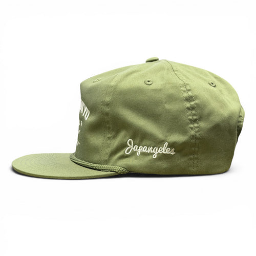 Surf Club 5-Panel Rope Hat in Olive