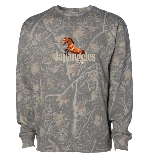 Year of the Horse Crewneck in Camo*