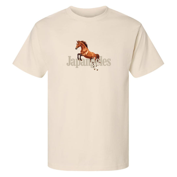 Year of the Horse Tee in Sand – Japangeles