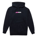Two Toned Hoodie in Navy with White/Pink