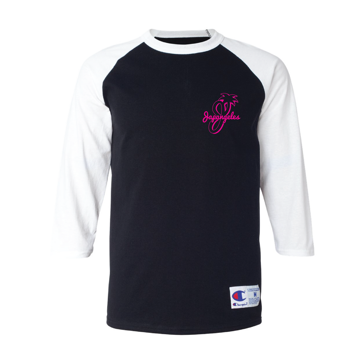 Japangeles 90012  3/4 Raglan Sleeve Baseball Tee