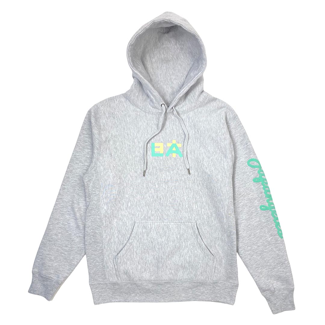 Nihon LA Premium Puff Heavyweight Hoodie in Grey