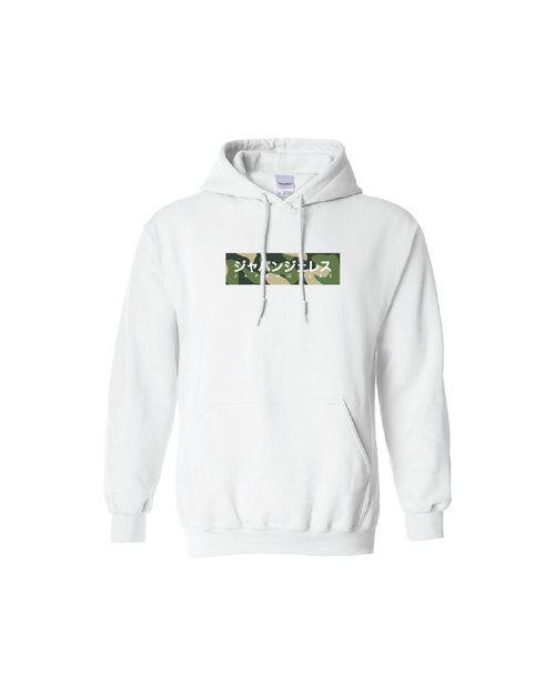 Green Camo Box Logo hoodie